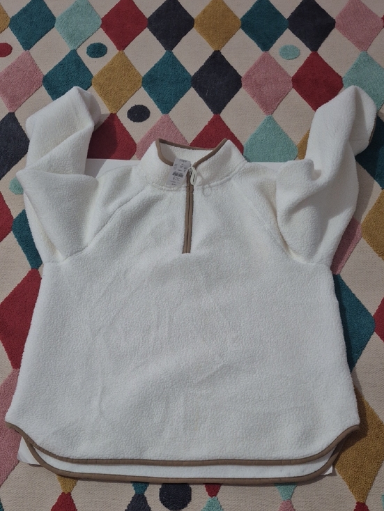 J. Crew Tops - J.Crew Factory Sherpa Half-zip Tunic Pullover